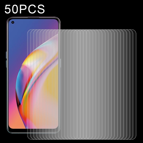 

For OPPO Reno5 Lite 50 PCS 0.26mm 9H 2.5D Tempered Glass Film