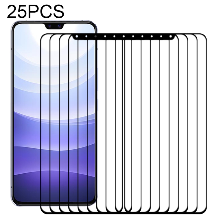 

For vivo S9 25 PCS Full Glue Full Cover Screen Protector Tempered Glass Film