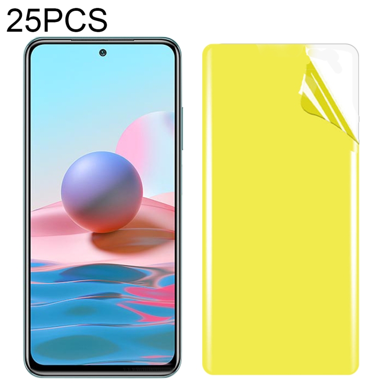 

For Xiaomi Redmi Note 10 25 PCS Soft TPU Full Coverage Front Screen Protector