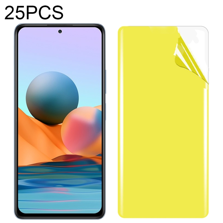 

For Xiaomi Redmi Note 10 Pro / 10 Pro Max 25 PCS Soft TPU Full Coverage Front Screen Protector