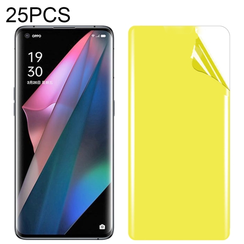 

For OPPO Find X3 Pro 25 PCS Soft TPU Full Coverage Front Screen Protector