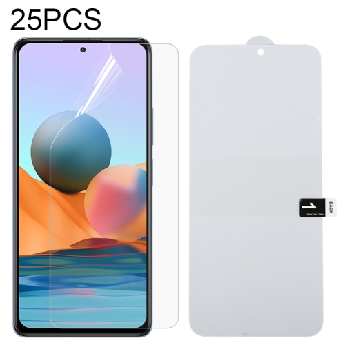 

For Xiaomi Redmi Note 10 Pro / 10 Pro Max 25 PCS Full Screen Protector Explosion-proof Hydrogel Film