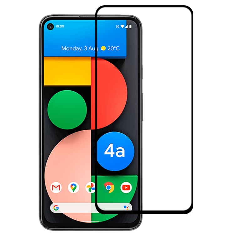 

For Google Pixel 4a 5G Full Glue Full Cover Screen Protector Tempered Glass Film