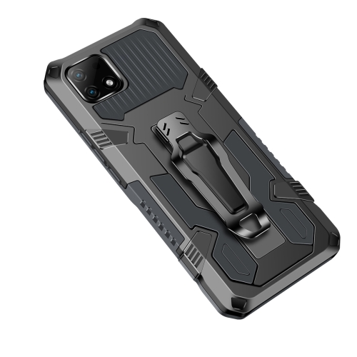 

For OPPO Realme C21 / C20 Armor Warrior Shockproof PC + TPU Protective Case(Gray)