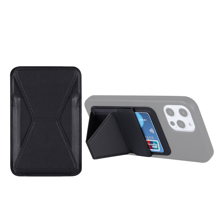 

Magsafing Magnetic Folding Stand Leather Wallet Snap-On Card Holder Case Bag for iPhone 12 mini, iPhone 12, iPhone 12 Pro, iPhone 12 Pro Max(Black)