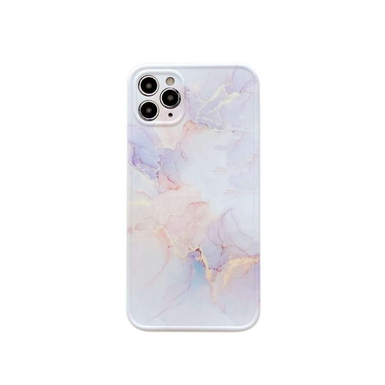 

For iPhone 11 Pro Max Painted Pattern TPU Protective Case(Purple)