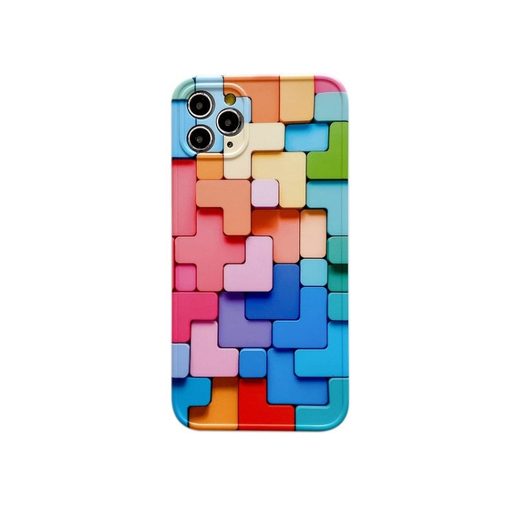 

For iPhone 12 Pro Painted Pattern TPU Protective Case(Multicolor)