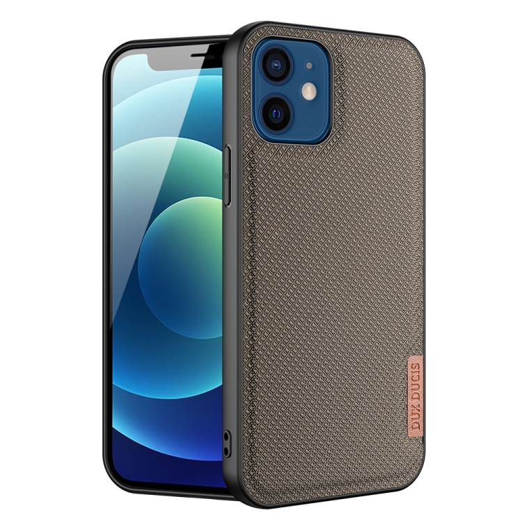 

DUX DUCIS Fino Series PU + TPU Protective Case For iPhone 12 mini (Green)