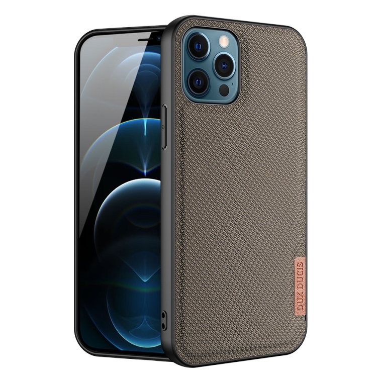 

DUX DUCIS Fino Series PU + TPU Protective Case For iPhone 12 Pro (Green)