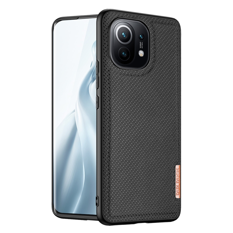 

For Xiaomi Mi 11 DUX DUCIS Fino Series PU + TPU Protective Case(Black)