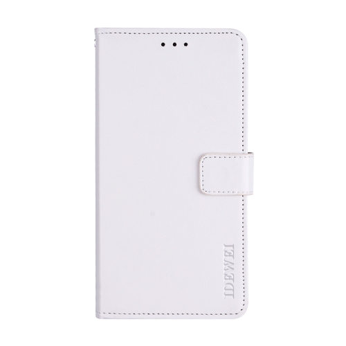 

For Asus ROG Phone 5 idewei Crazy Horse Texture Horizontal Flip Leather Case with Holder & Card Slots & Wallet(White)