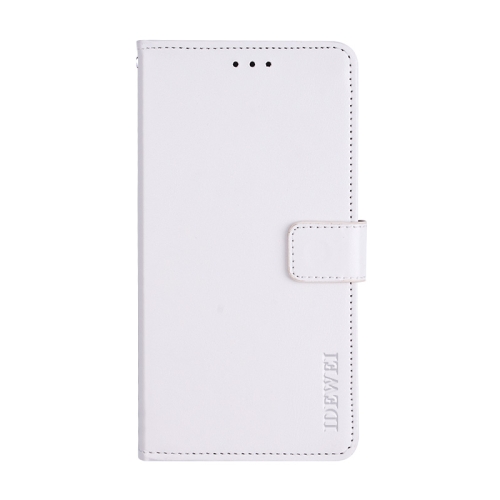 

For Nokia C1 Plus idewei Crazy Horse Texture Horizontal Flip Leather Case with Holder & Card Slots & Wallet(White)