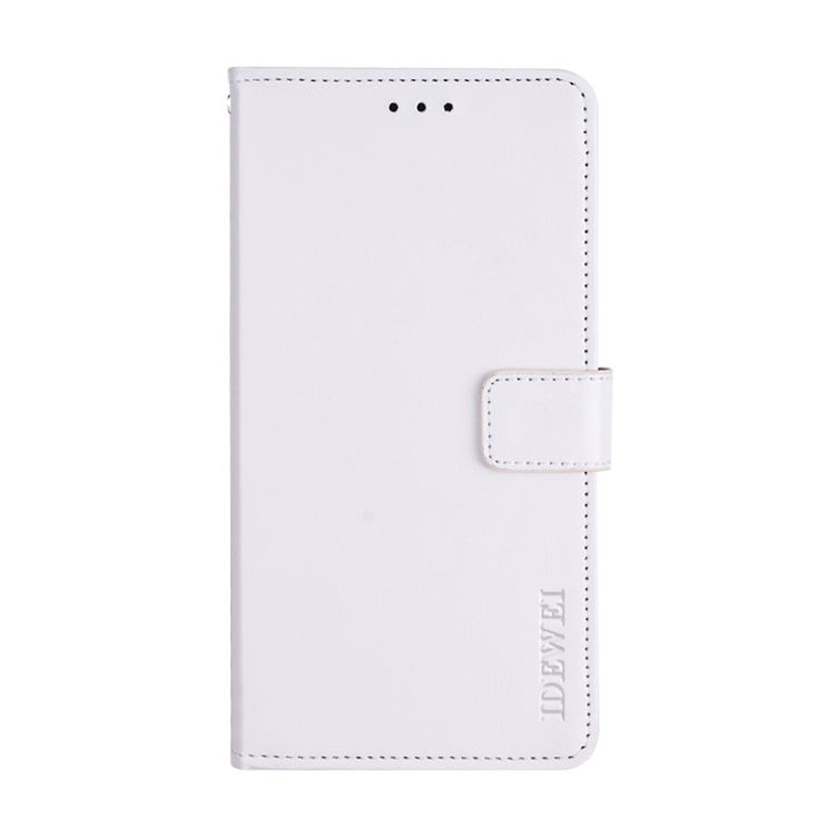 

For OnePlus 9 idewei Crazy Horse Texture Horizontal Flip Leather Case with Holder & Card Slots & Wallet(White)