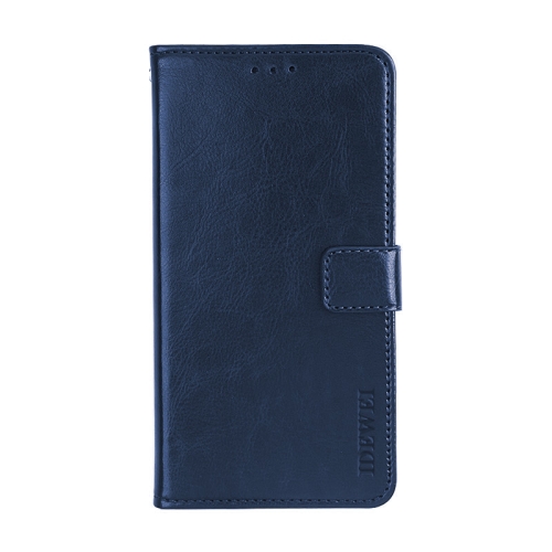 

For OPPO Realme GT 5G idewei Crazy Horse Texture Horizontal Flip Leather Case with Holder & Card Slots & Wallet(Blue)