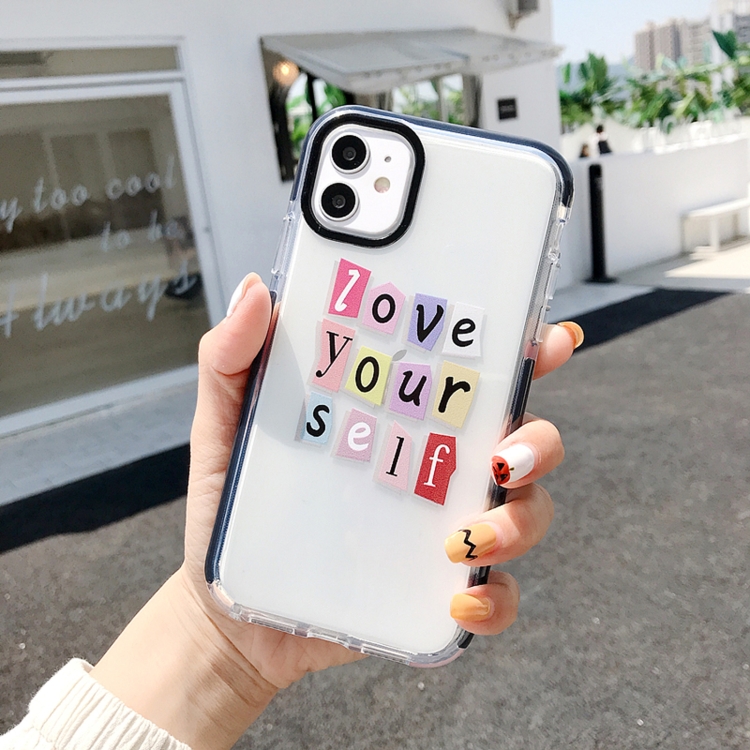 

Integrated Design Pattern Protective Case For iPhone 11 Pro(English Painting)