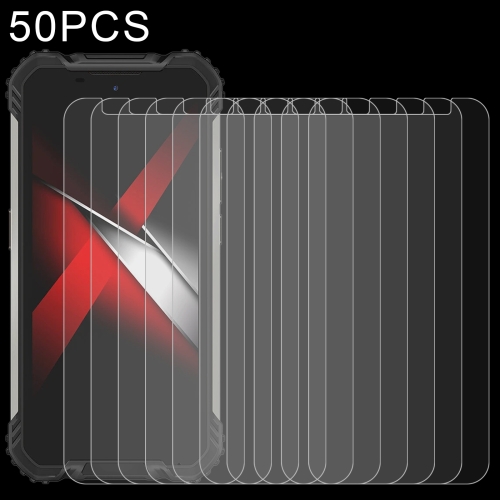 

For Doogee S58 Pro 50 PCS 0.26mm 9H Surface Hardness 2.5D Explosion-proof Tempered Glass Non-full Screen Film
