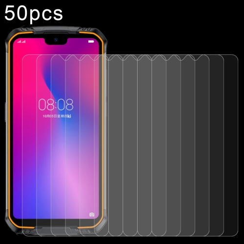 

For Doogee S68 Pro 50 PCS 0.26mm 9H Surface Hardness 2.5D Explosion-proof Tempered Glass Non-full Screen Film