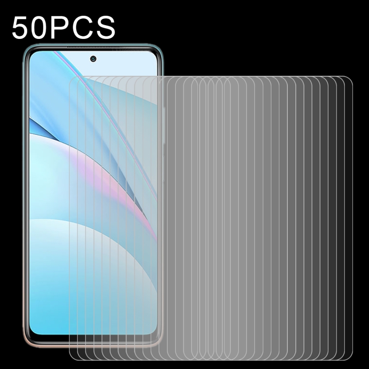 

For Xiaomi Mi 10T 5G / 10T Pro 5G / 10T Lite 5G 50 PCS 0.26mm 9H 2.5D Tempered Glass Film