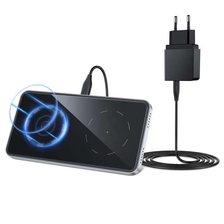 

ESR EFC004O HaloLock 2 In 1 Magnetic Dual Core Charging Pad for iPhone 12 Series & AirPods, EU Plug(Black)