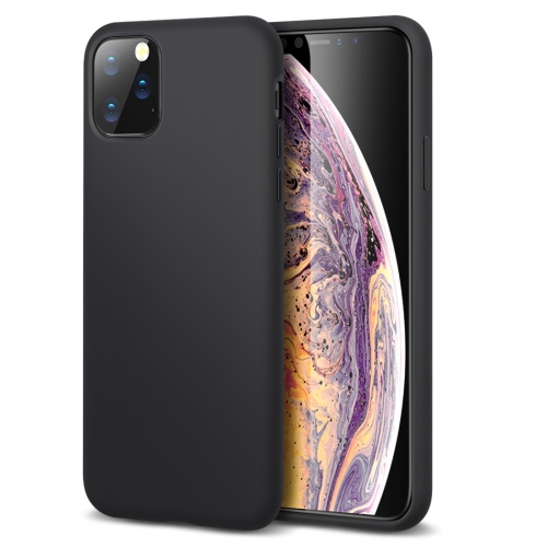 

For iPhone 11 Pro Max ESR Yippee Color Serie Shockproof Soft Liquid Silicone Full Coverage Protective Case(Black)