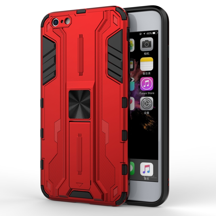 

Supersonic PC + TPU Shock-proof Protective Case with Holder For iPhone 8 Plus & 7 Plus(Red)