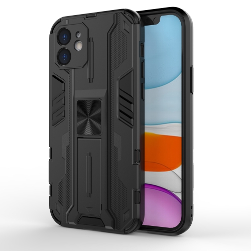 

Supersonic PC + TPU Shock-proof Protective Case with Holder For iPhone 11 Pro Max(Black)
