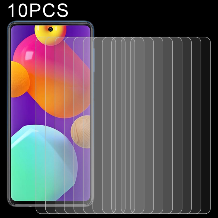 

For Samsung Galaxy M62 10 PCS 0.26mm 9H 2.5D Tempered Glass Film