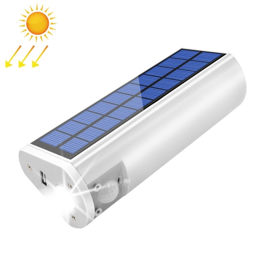 

Solar Power Portable Travel Camping Flashlight Car Flashing Warning Light(White)