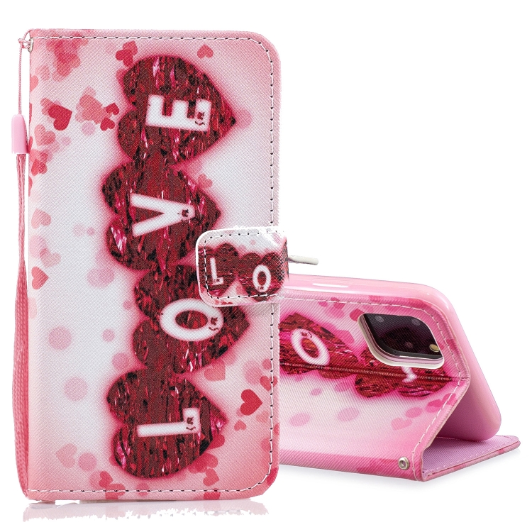 

For iPhone 11 Pro Horizontal Flip Leather Case with Holder & Card Slots & Wallet(Love)