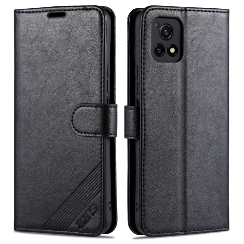 

For vivo Y52s AZNS Sheepskin Texture Horizontal Flip Leather Case with Holder & Card Slots & Wallet(Black)