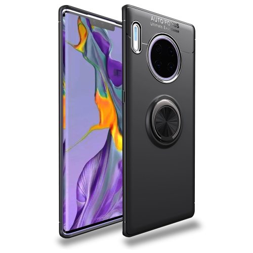 

For Huawei Mate 30 Pro Lenuo Shockproof TPU Case with Invisible Holder(Black)