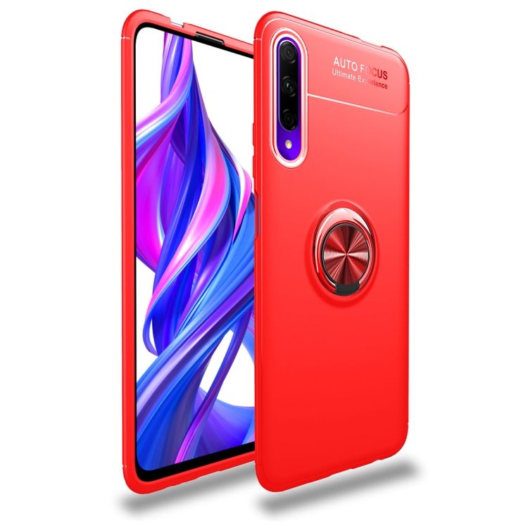

For Huawei Honor 9X / 9X Pro Lenuo Shockproof TPU Case with Invisible Holder(Red)