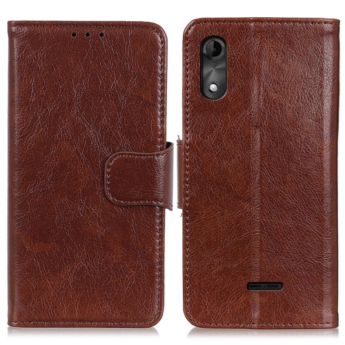 

For Wiko Y51 Nappa Texture Horizontal Flip Leather Case with Holder & Card Slots & Wallet(Brown)