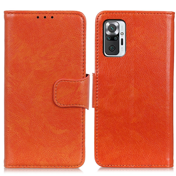 

For Xiaomi Redmi Note 10 Pro Nappa Texture Horizontal Flip Leather Case with Holder & Card Slots & Wallet(Orange)