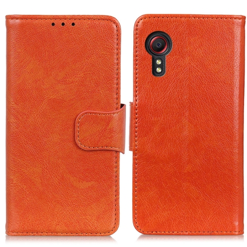 

For Samsung Galaxy Xcover 5 Nappa Texture Horizontal Flip Leather Case with Holder & Card Slots & Wallet(Orange)