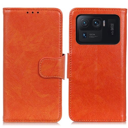 

For Xiaomi Mi 11 Ultra Nappa Texture Horizontal Flip Leather Case with Holder & Card Slots & Wallet(Orange)