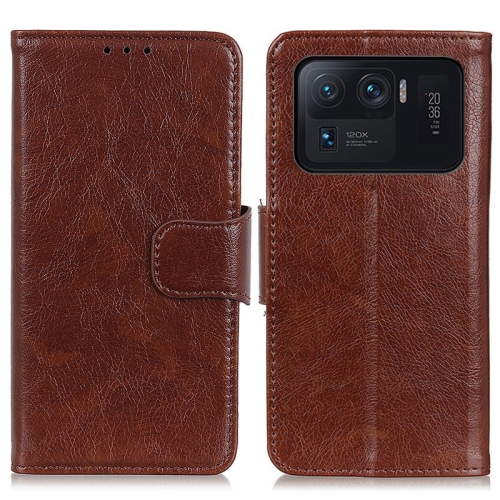 

For Xiaomi Mi 11 Ultra Nappa Texture Horizontal Flip Leather Case with Holder & Card Slots & Wallet(Brown)