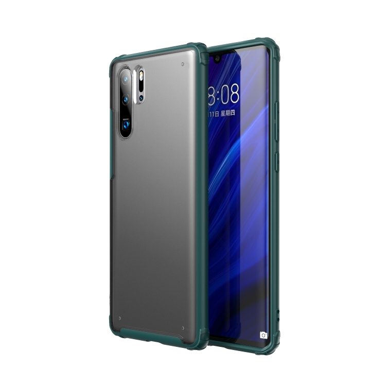

For Huawei P30 Pro Four-corner Shockproof TPU + PC Protective Case(Green)