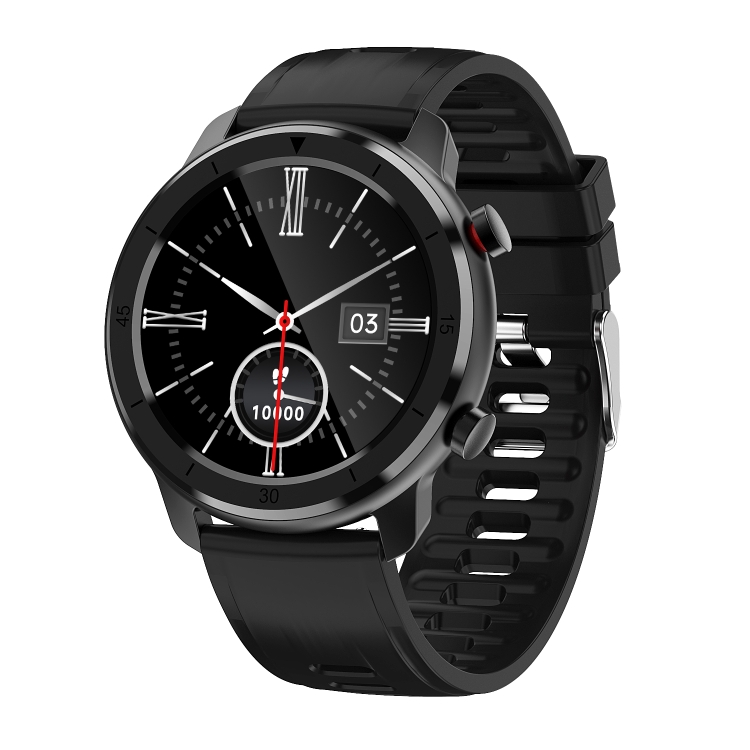 

M97 1.28 inch IPS Screen IP67 Waterproof Smart Watch with TPU Watchband, Support Bluetooth Call & Music / Health & Sports Monitoring(Black)