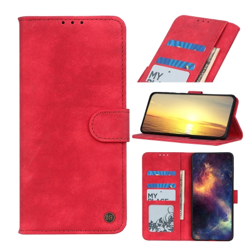 

For Nokia 6.3 Antelope Texture Magnetic Buckle Horizontal Flip PU Leather Case with Card Slots & Wallet & Holder(Red)