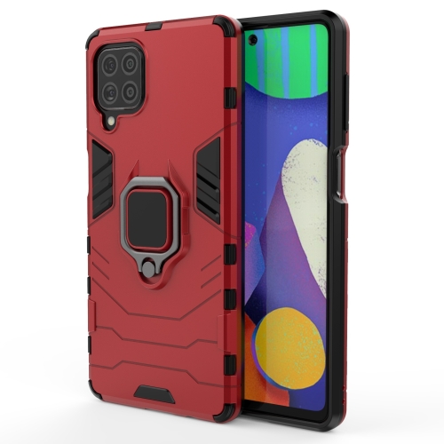 

For Samsung Galaxy F62 / M62 Shockproof PC + TPU Protective Case with Magnetic Ring Holder(Red)