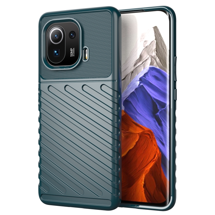 

For Xiaomi Mi 10 Pro Thunderbolt Shockproof TPU Protective Soft Case(Green)