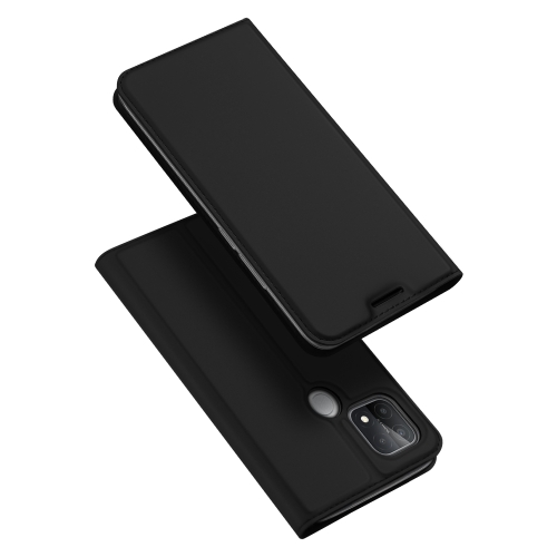 

For OPPO A15 DUX DUCIS Skin Pro Series Horizontal Flip PU + TPU Leather Case with Holder & Card Slots(Black)