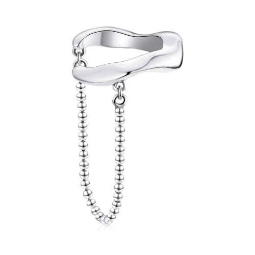 

S925 Sterling Silver Chain Ear Bone Clip Women Earrings