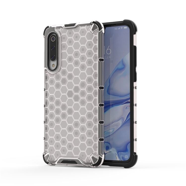 

For Xiaomi Mi 9 Pro / Mi 9 Pro 5G Shockproof Honeycomb PC + TPU Case(Grey)