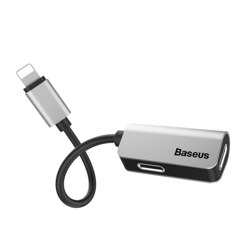 

Baseus L37 8 Pin Male to 8 Pin + 8 Pin Female Audio Adapter, Length: 12cm(Silver Black)
