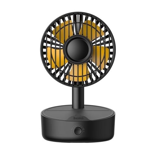 

Baseus WXYZ-B01 Hermit 12V 2A Multi-function Desktop Wireless Charger Oscillating Electric Fan, EU Plug(Black)