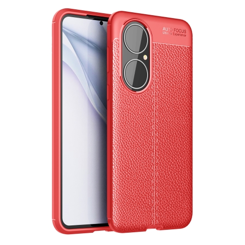 

For Huawei P50 Litchi Texture TPU Shockproof Case(Red)