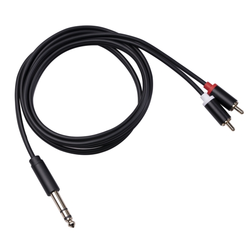 

3685 6.35mm Male to Double RCA Male Stereo Audio Cable, Length:3m