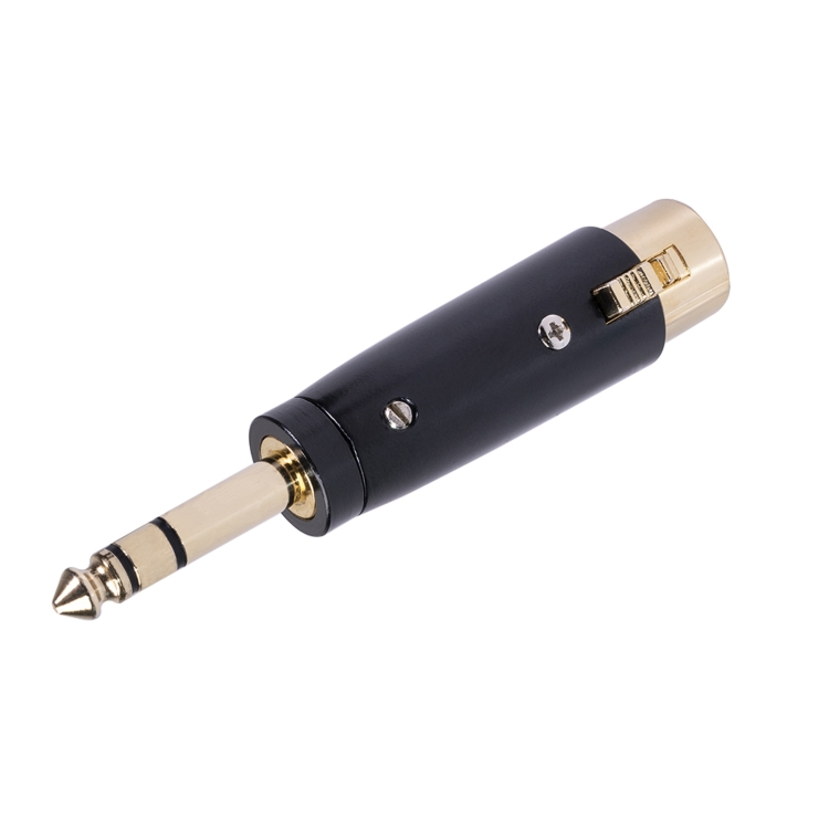 

LZ1165G 6.35mm Stereo Male to XRL Female Audio Adapter Microphone Stereo Speaker Connector